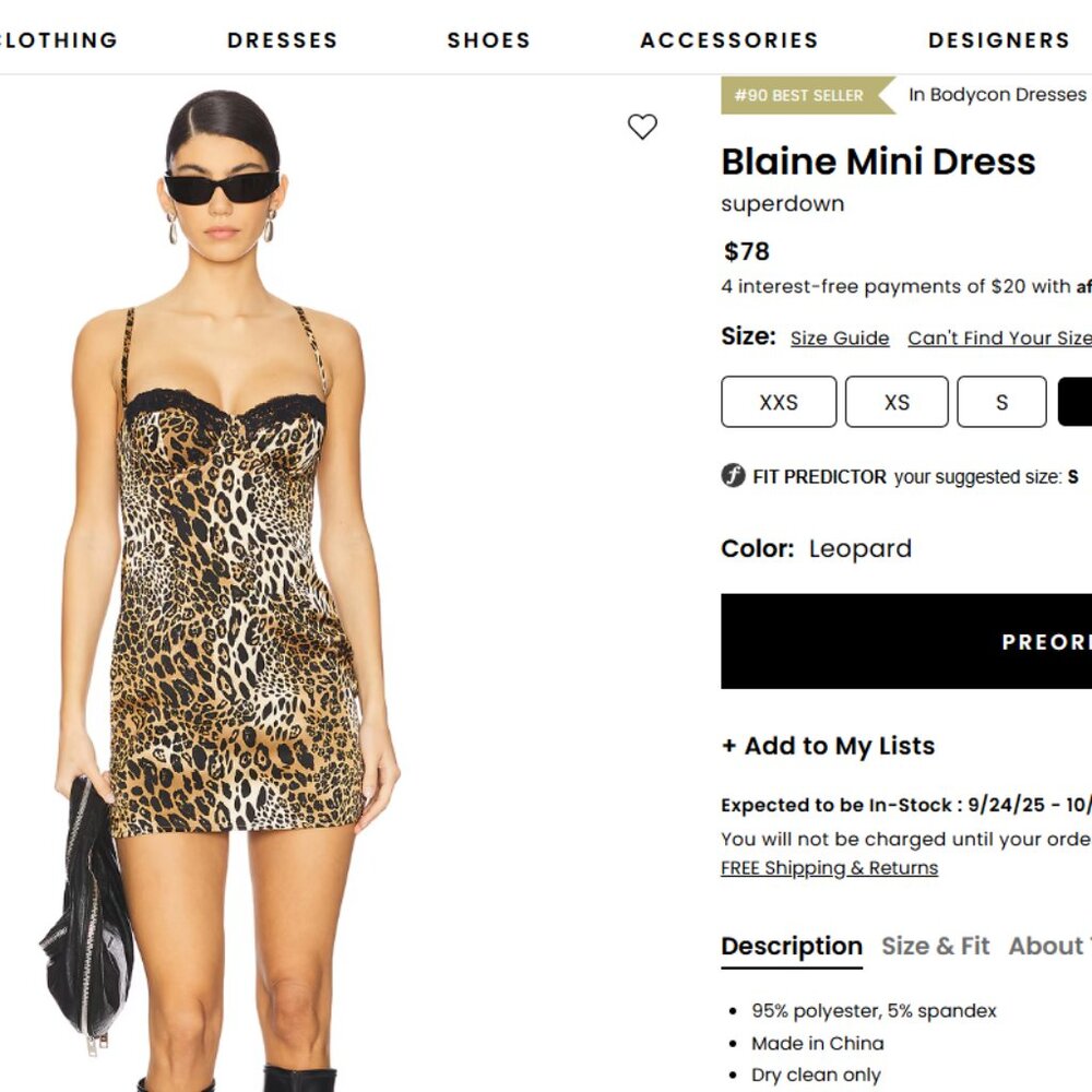 superdown Blaine Mini Dress